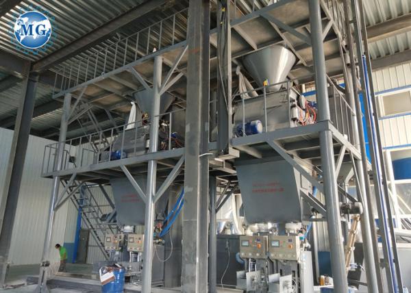 Self Leveling Cement Dry Mix Mortar Manufacturing Plant Easy Operation 2 Years