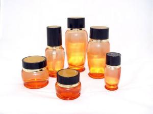 Wholesale Custom 75ML 15ML 45G Printing Empty Cosmetic Packaging Glass Bottles and Jars from china suppliers