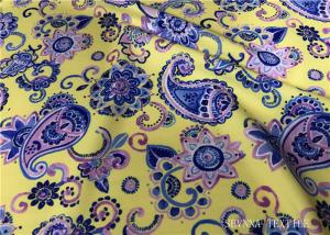 China Spandex Elastane Sport Bra Fabric Paisley Printed Super Smoothly Hand Feel Warp Knit Colors on sale