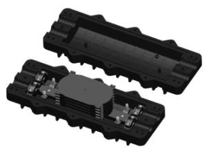 Wholesale Horizontal FTTH Fiber Optic Terminal Box Splice Closure 120 Fibers 4 Cable Ports from china suppliers