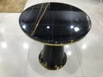 Modern Minimalist 70cm Stainless Steel Marble Coffee Table