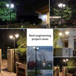 Diamond Shape Solar Power Garden Lights High Lumin Outdoor For Landscape