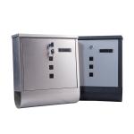 High Quality Wall Mount Lockable Modern Outdoor Galvanized Metal Mailbox