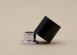 Matte Black Perfume Bottle Lids Cylinder Shape Leak Proof High Reliability