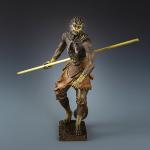 Metal Black Wukong Statue A Custom 3D Desktop Ornament for Home Decorations and