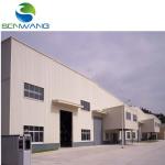 Painted / Galvanized Surface Prefab Metal Warehouse Q355 Q235