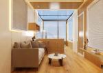 Light Steel Prefabricated Luxury Tiny House On Wheels And Micro Prefab cabins