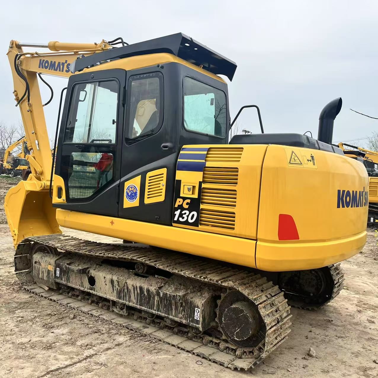 Used Komatsu Pc130-7 Original Paint Equipment Excavator 13Ton Diggers