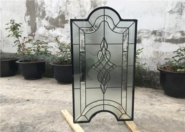 Tinted Custom Cabinet Doors Glass , Clear Decorative Glass Inserts For Cabinet