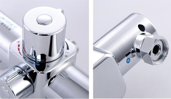 Electric Shower Thermostatic Control Valve Metal Concealed Wall Mounted Switch