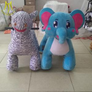 Wholesale Hansel plush electric ride on motorized animals unicorn battery ride from china suppliers