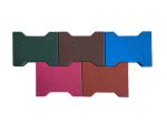 Horse Race Brick Dog Shape H Shape 200*160*120mm Interlocking Rubber Pavers 20
