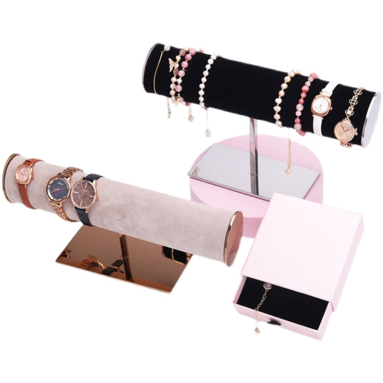 Watch Point Of Purchase Pop Display Luxury Store T Bar Bracelet Jewelry Holder
