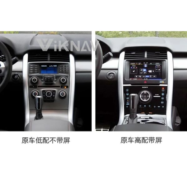 12.1Inch Android Head Unit For 2010-2013 Ford Edge 128G Navigation GPS Multimedia DVD Player Android Wireless Carplay 4G