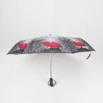 21 inch navy blue auto open close umbrella with black rubber coating handle for