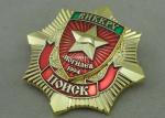 Transparent Souvenir Hard Enamel Pin Badges , Die Struck Military Awards Pin