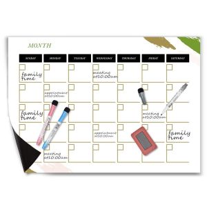 Buy cheap Fridge Magnetic Calendar Planner Family Monthly Planner Whiteboard from wholesalers