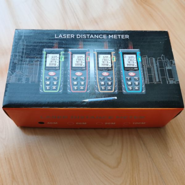 Ready to ship USB Rechargeable 50m digital laser distance meter with Electronic Level