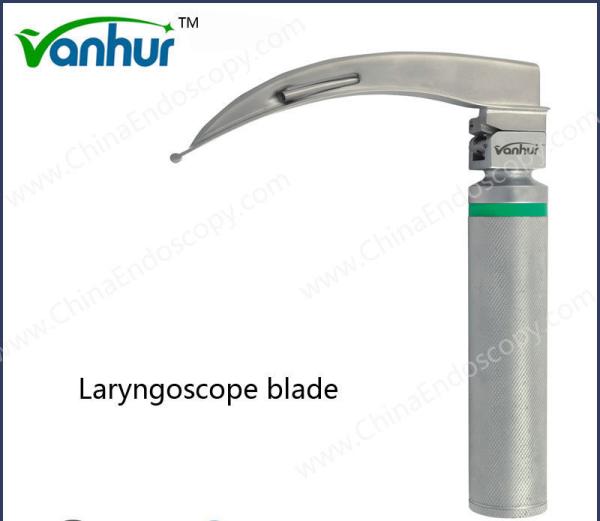 Steel Laparoscope Blade Minitype Fiber Optic Light Source for Laryngoscope