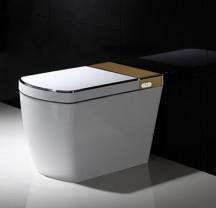 Wholesale Smart One Piece Toilet Open Front Automatic Heating Integrated Electric Toilet from china suppliers