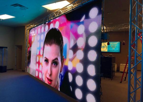 High Resolution Outdoor LED Video Screen Rental , Advertising LE Display Screen