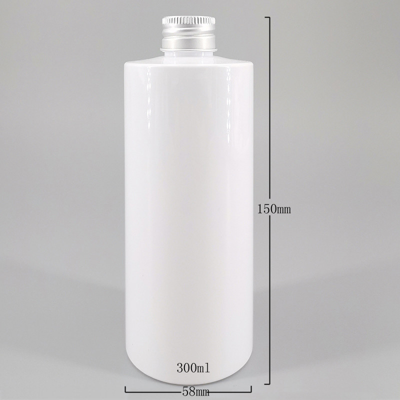 300ml PET Large Volume Cosmetic Bottle Body Lotion Cream Water Packaging Cylinder Plastic Bottle