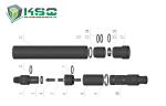 Underground mining DTH Drilling Tools / downhole drilling tools DTH3120 Hammer