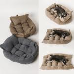 Folding Square Pet Sofa Cushion 100% Cotton Deformable Multifunctional