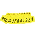 Animal Plastic TPU Livestock Ear Tags Goat 74mm Farm Pig