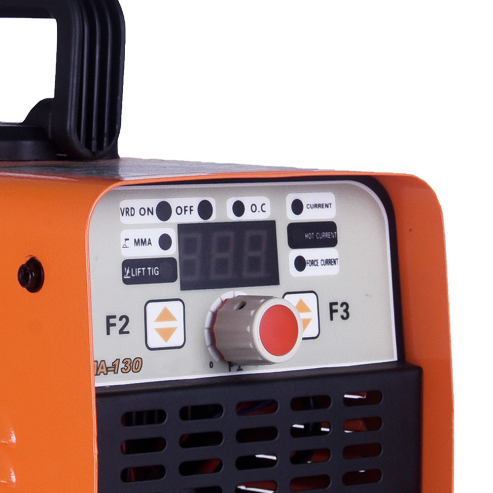 Mini Stick MMA ARC Welding Machine 130AMP DC Inverter 5.6KVA Input Power