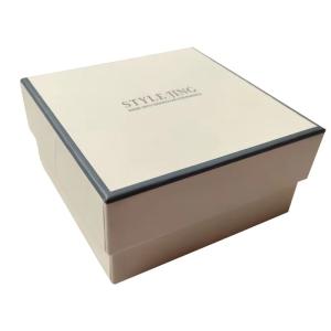 Wholesale Custom Jewelry Packaging Boxes Lid And Bottom Rigid Two Piece Paper Packaging Box Necklace Ring Box For Craft from china suppliers