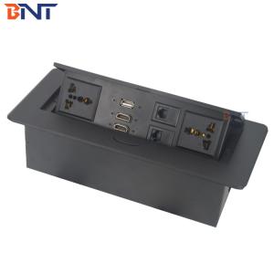 hidden desk pop up desk outlet box for conference table