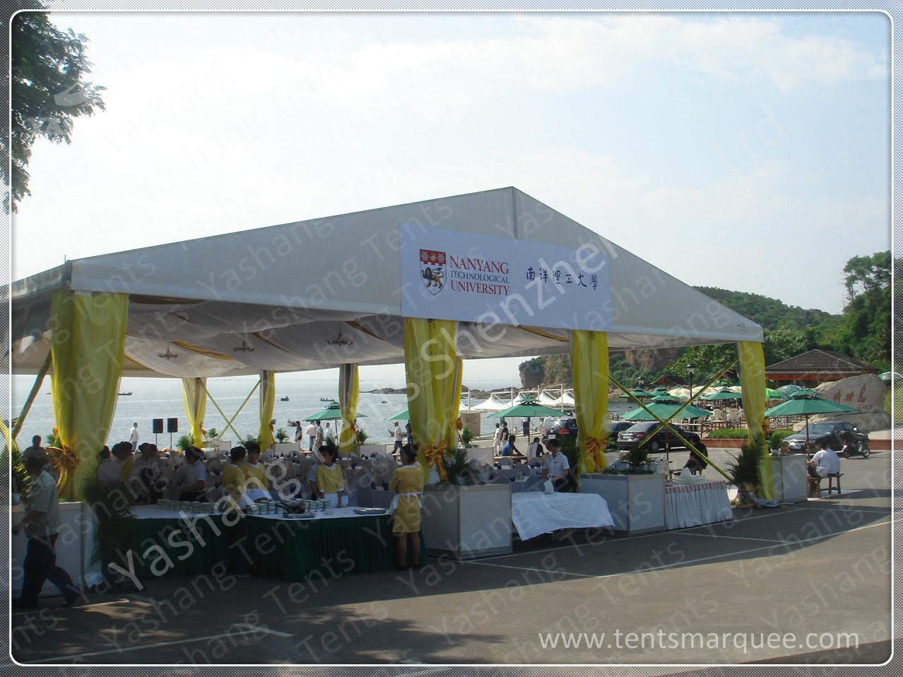 Standard Chartered Car Racing Tents For Outside Events , Custom Made