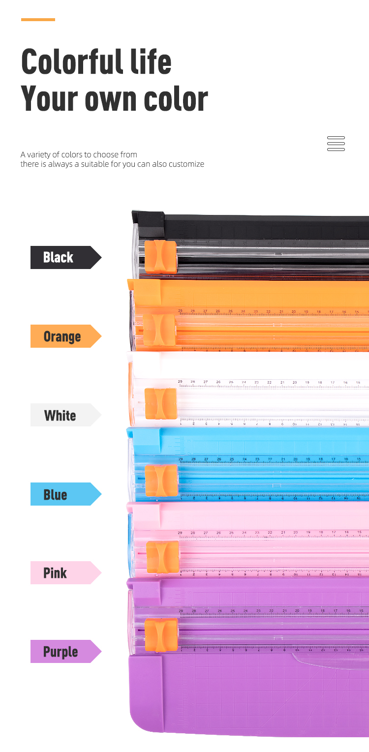 Versatile Manual A4 Paper Cutter Trimmer for Various Crafting Materials