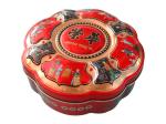 Irregular Biscuit Tin Box ISO9001 Heart Shaped Tin Box