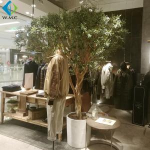 China Customized Fake Indoor Olive Tree , Artificial Bonsai Tree For Restaurant Decoration on sale