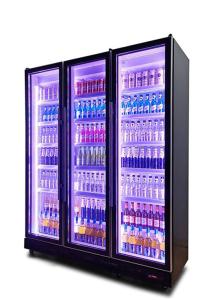 Wholesale R404a Commerce Beer Chiller Cabinets Vertical Showcase Fridge For Beverage from china suppliers