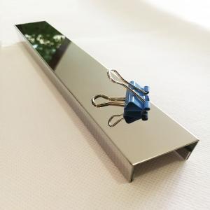 Wholesale SS 304 Metal brush mirror U type stainless steel tile trim for decoration from china suppliers