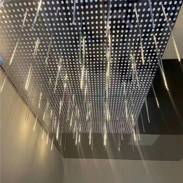 304 Stainless Steel Ceiling Panel Mirror Finished Concealed Perforated Ceiling