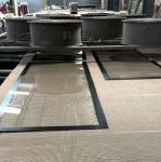 Silk Screen Ceramic Frit Flat Tempered Printing Glass for Hotel Shower