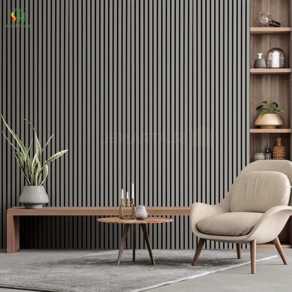 New Design Akustik Panel Soundproof Wood Slat Acoustic Wall Panels Forliving