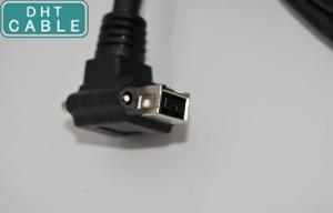 Wholesale Right Angle 90 Degree IEEE 1394 Firewire Cable , Industrial Camera IEEE 1394B Cable from china suppliers