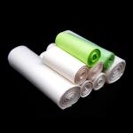 Green Eco Friendly PLA Bags For Kitchen , Office Biodegradable Bathroom Trash