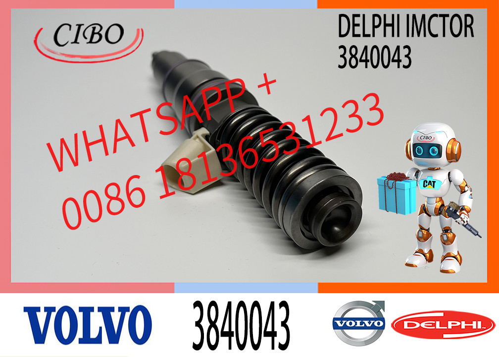VOL-VO Truck Diesel Injector Common Rail Injector Fuel Electronic Unit Injector Bebe4c06001 3840043 22027807 3587147