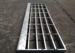 Expanded Steel Stair Treads Grating , Galvanized Bar Grating Stair Treads