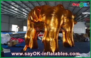 Wholesale Outside Promotion Oxford Cloth Inflatable Model Gold Bull for Advertising from china suppliers