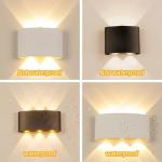 Residential Outdoor Lighting Solution Aluminum Wall Light with Solar Power