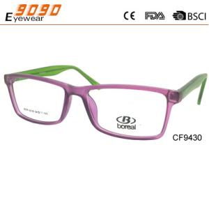 Wholesale CP injection eyeglass frame best design gradual color optical glasses eyewear from china suppliers