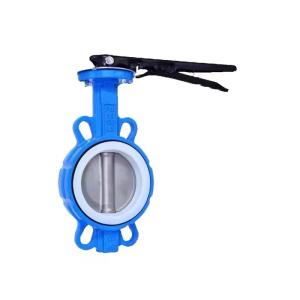Wholesale 2 inch Ductile Iron Wafer Butterfly Valve ANSI 150 DIN JIS Silver for General Purpose from china suppliers