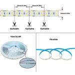8mm 240leds 6500K White Flexible Die-Cutting Board SMD2835 LED Strip Light